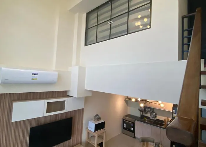 Aparthotel Edsa Heights Unit 3416 Cozy 1 Bedroom Loft Penthhouse Unit With 2 Full Beds Ama Tower 4*