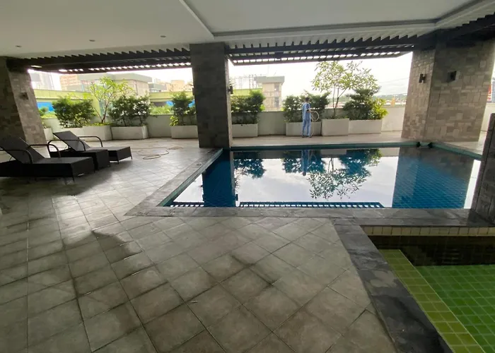 Edsa Heights Unit 3416 Cozy 1 Bedroom Loft Penthhouse Unit With 2 Full Beds Ama Tower Aparthotel 4*