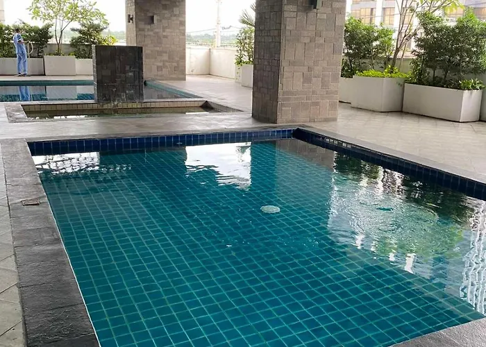 Edsa Heights Unit 3416 Cozy 1 Bedroom Loft Penthhouse Unit With 2 Full Beds Ama Tower 4*