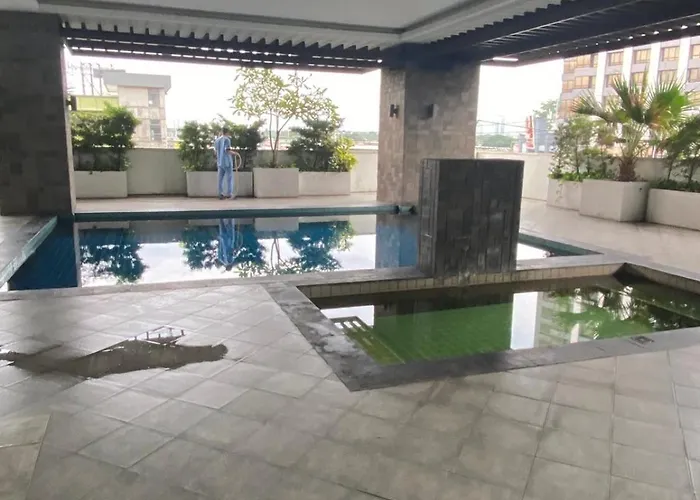 Edsa Heights Unit 3416 Cozy 1 Bedroom Loft Penthhouse Unit With 2 Full Beds Ama Tower